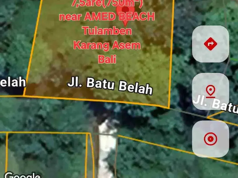LAND FOR SALE 7,5 ARE view AMED BEACH, Tulamben KARANG ASEM BALI - Real Estate in Bali