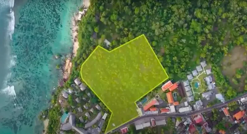 Dijual Tanah Tebing Padang-Padang di Jalan Utama - Bali in Bali