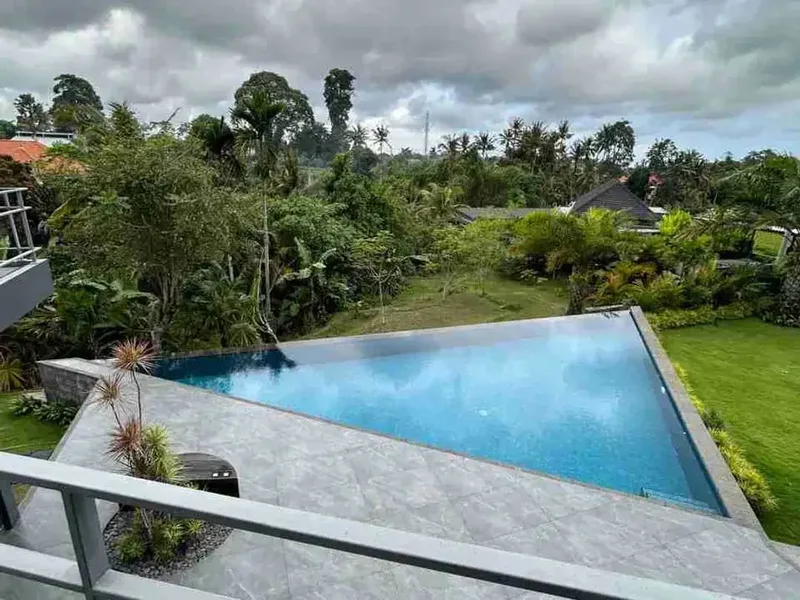 Di Jual Vila mewah cantik open space dan luas view jungle dan sawah di Ubud - Bali in Bali