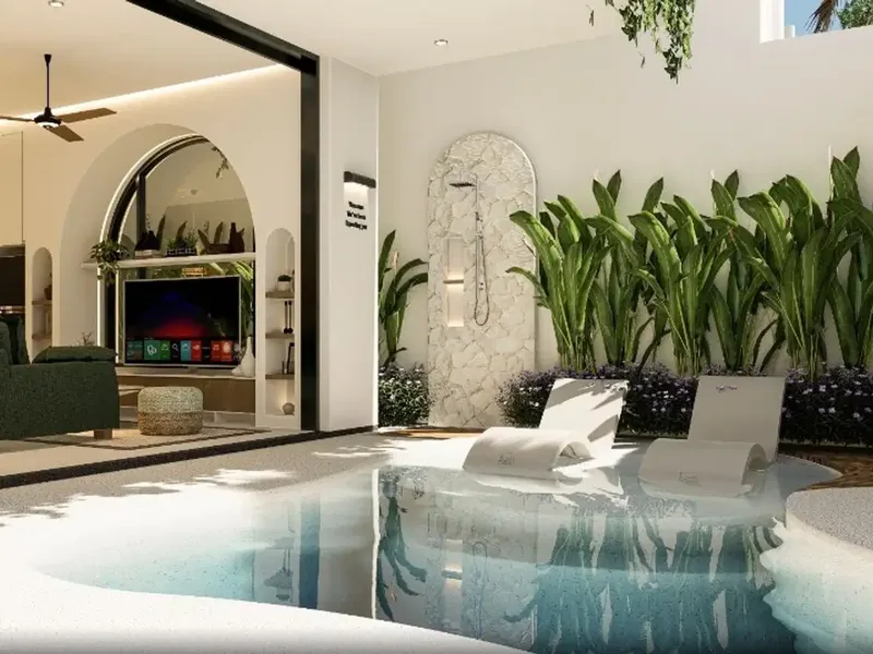 Brand New Villa with Smart Home Sistem in Pantai Batu Bolong Canggu - Real Estate in Bali