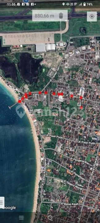 Dijual Tanah 167 Are Dekat Pantai Kedonganan - Bali in Bali