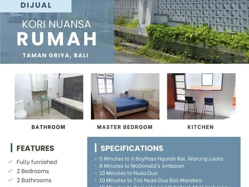 Rumah Strategis Nuansa Utama Taman Griya - Real Estate in Bali