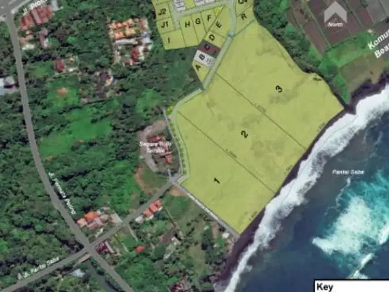 Freehold - Beachfront Land in Great Location Saba - Real Estate in Bali