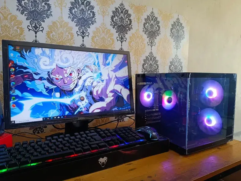 PC FULLSET CORE i5 GEN-4, RAM 8GB DDR3, SSD 240GB, HDD 1TB, layar 22 - Electronics in Bali