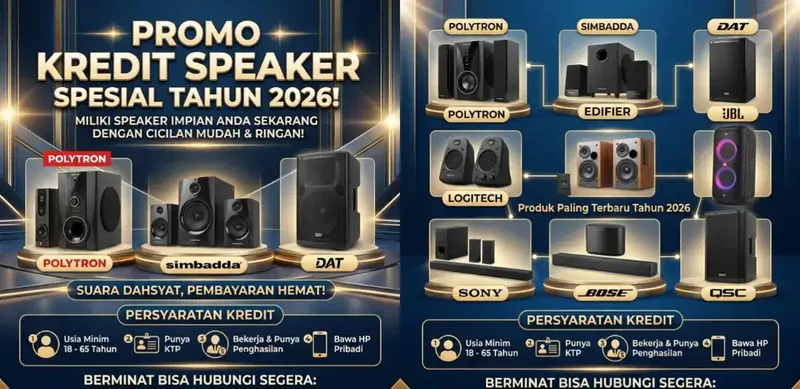 Promo Kredit speaker Aktif / Sound  by indodana finance - Electronics in Bali