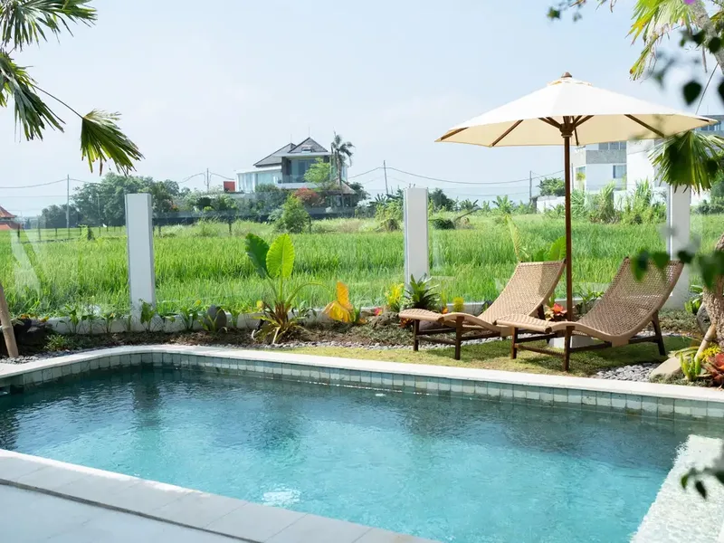 Villa Mewah Baru View Sawah Dekat Pantai Mengening Cemagi Bali - Real Estate in Bali