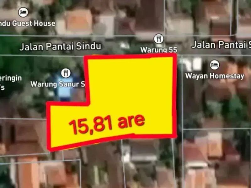 DIJUAL TANAH LOKASI PRIME PANTAI SANUR - Real Estate in Bali