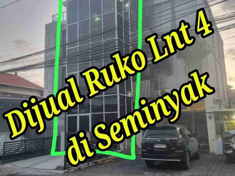 Dijual Ruko Lnt 4 di Jln Saraswati Seminyak Kuta Bali - Real Estate in Bali