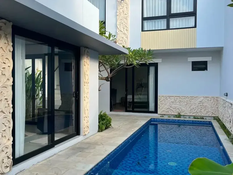 Sleek 3BR Modern Villa with Long Pool in Sanur – 23-Year Leasehold Near ICON Bali & BIH - Real Estate in Bali