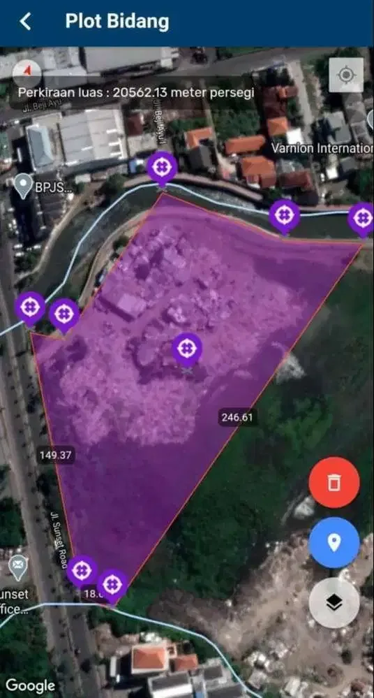 BUC DIJUAL TANAH PINGGIR JALAN UTAMA SUNSET ROAD - Real Estate in Bali