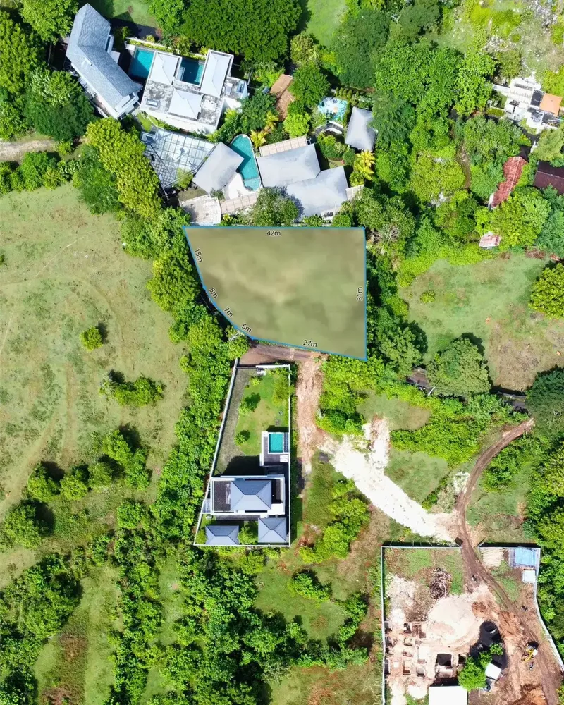 Tanah 1000m2 View Laut Kawasan Villa Mewah Pandawa Nusa Dua - Real Estate in Bali