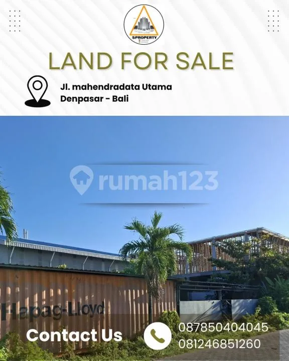 Dijual Cepat Tanah Jln. Mahendradatta Utama Denpasar - Bali - Bali in Bali