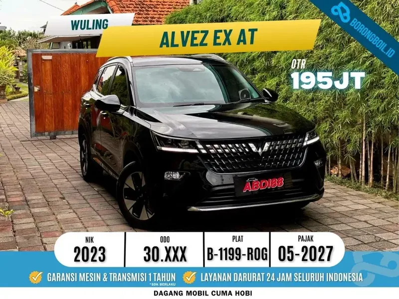 Hatchback Canggih | Wuling Alvex EX Sunroof Metik 2023 Hitam - Vehicles in Bali