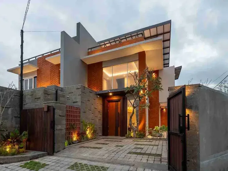 DIJUAL VILLA TROPICAL MODERN, KEMENUH, GIANYAR,UBUD - Real Estate in Bali