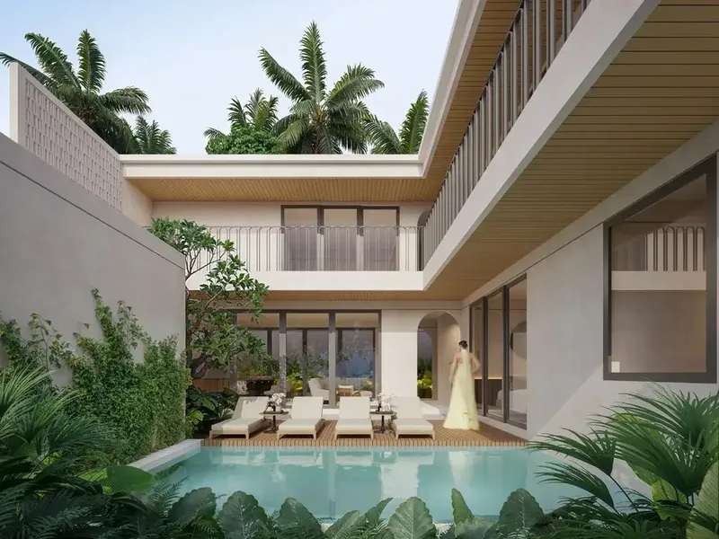 Villa 3 Kamar Tidur dengan Pemandangan GWK di Jimbaran - Bali in Bali