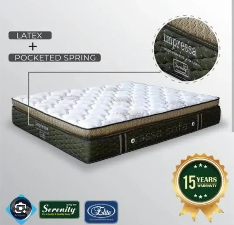 Serenity Impressa pocket latex 160x200.mattras only - Home & Garden in Bali