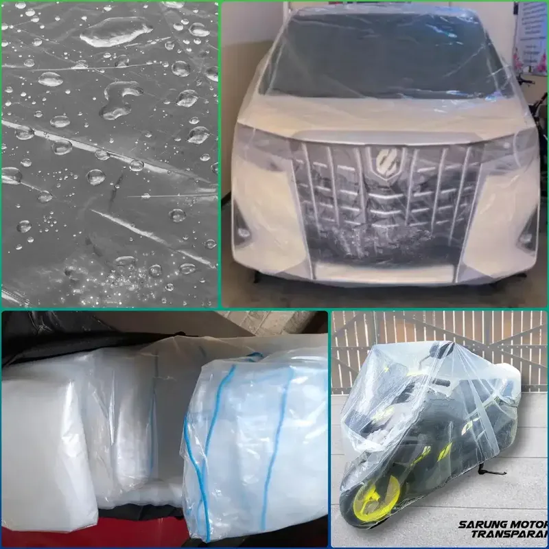 Cover Pelindung Motor & Mobil Transparan - Vehicles in Bali