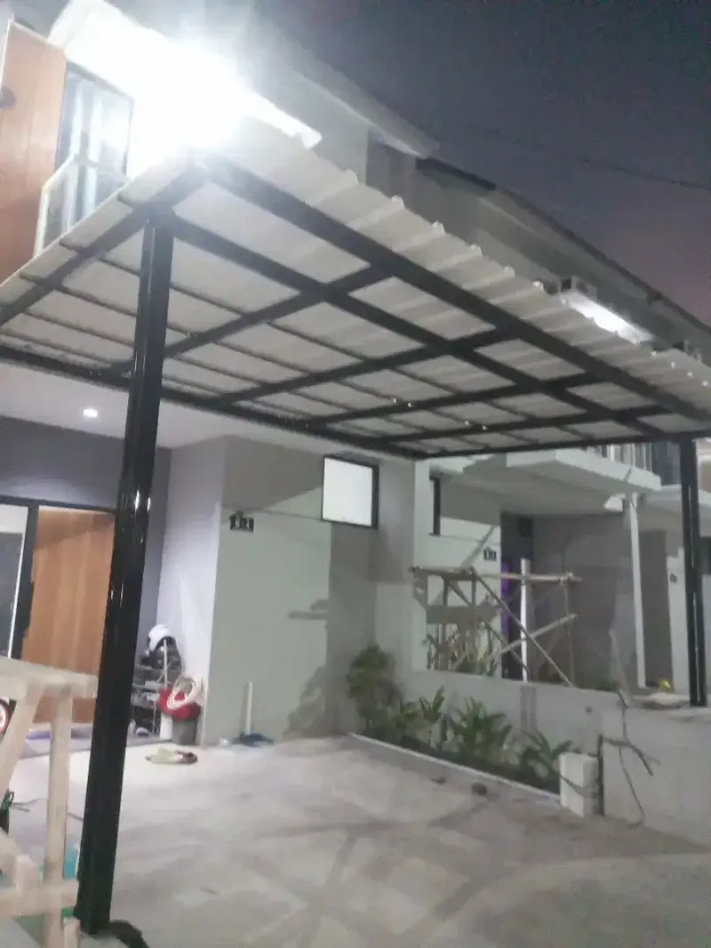 Spesialis pemasangan kanopi baja ringan galvalum terpasang rapi - Home & Garden in Bali