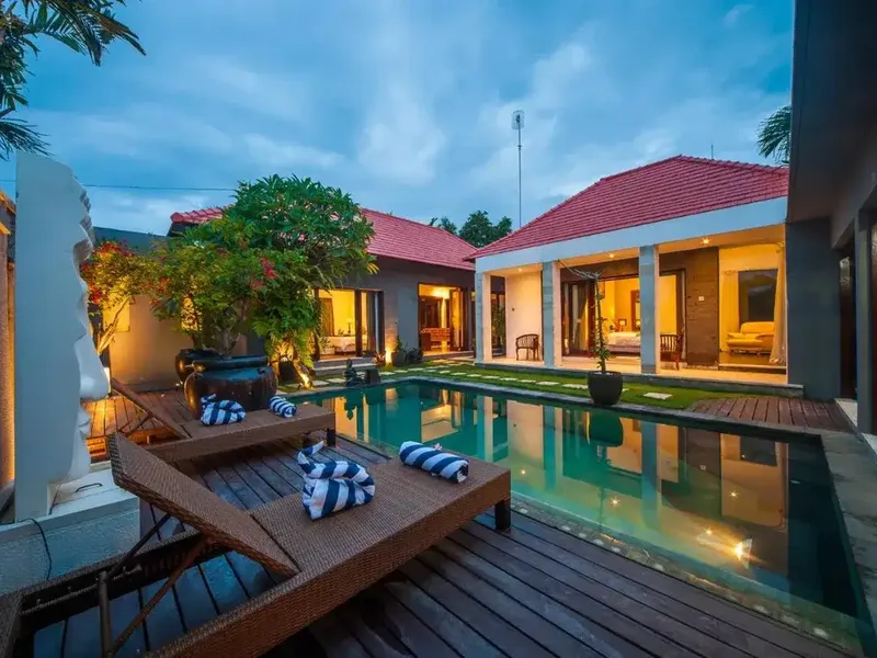 Turnkey 3 Bedroom Villa in Central Canggu for Sale Leasehold - Real Estate in Bali