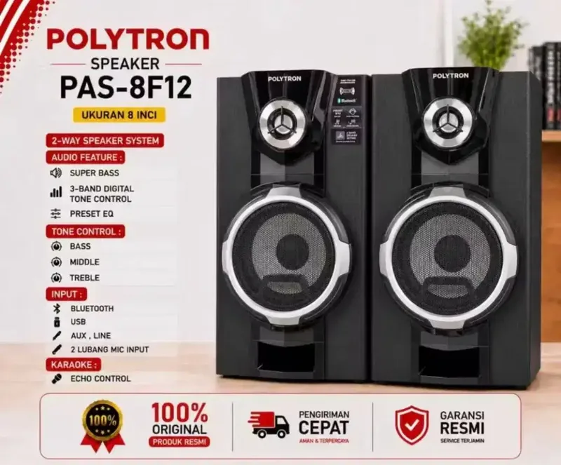 Speaker aktif Polytron Pas 8F12 - Electronics in Bali