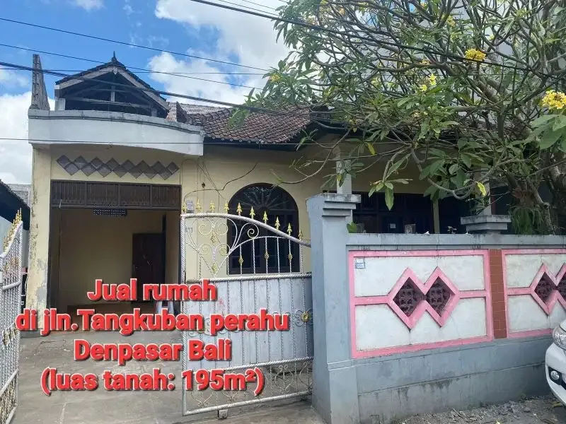 Jual rumah 195m2 di TANGKUBAN PERAHU  dkt gn.agung Dps - Real Estate in Bali