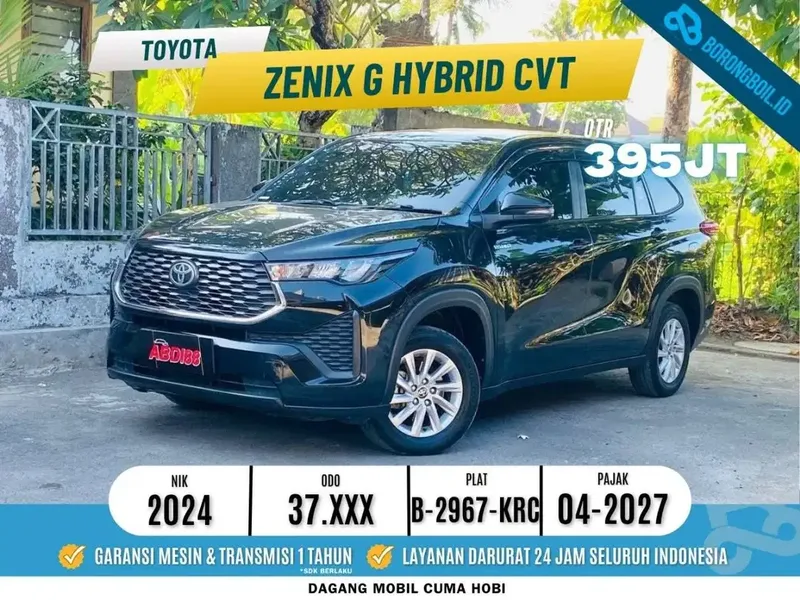TOYOTA ZENIX G HYBRID AT 2024 HITAM METALIK - Vehicles in Bali