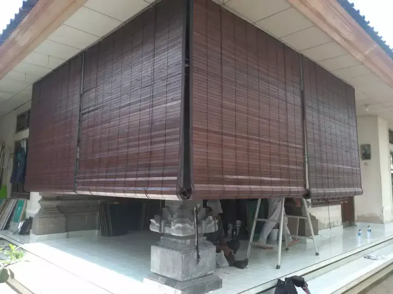 Jual krey/tirai kayu bengkirai - Home & Garden in Bali