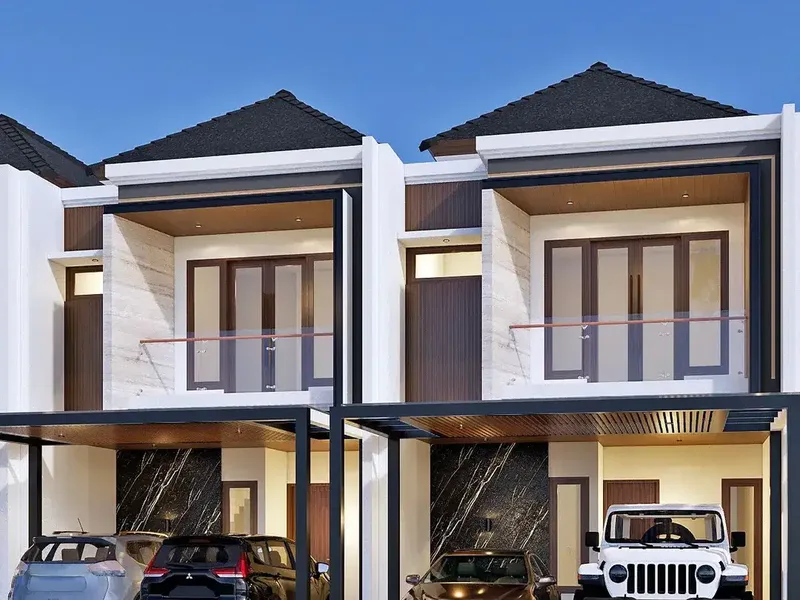 Dijual rumah dengan konsep modern minimalis di daerah Pedungan, Denpasar Selatan - Real Estate in Bali