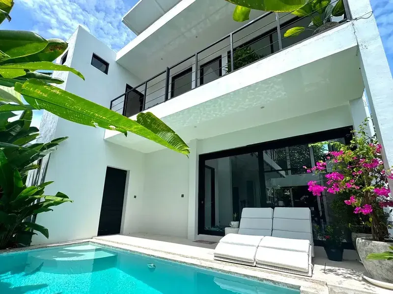 ID:H-125 Disewakan Leasehold Villa View Sawah Tumbak Bayuh Canggu Badung Bali Dekat Pererenan Kerobokan Tanah Lot Seminyak - Bali in Bali