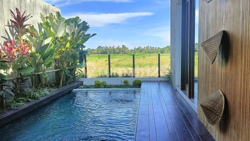 Vila SHM Siap Huni 1 Lantai View Sawah di Ubud - Real Estate in Bali