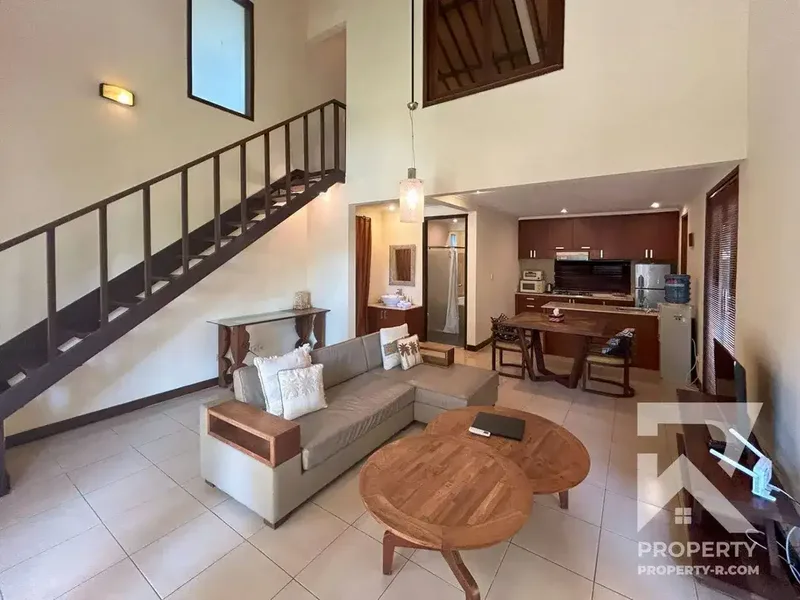 Vila 1 Kamar Tidur 5 Menit ke Pantai Sanur Bali untuk Disewakan Bulanan - Real Estate in Bali