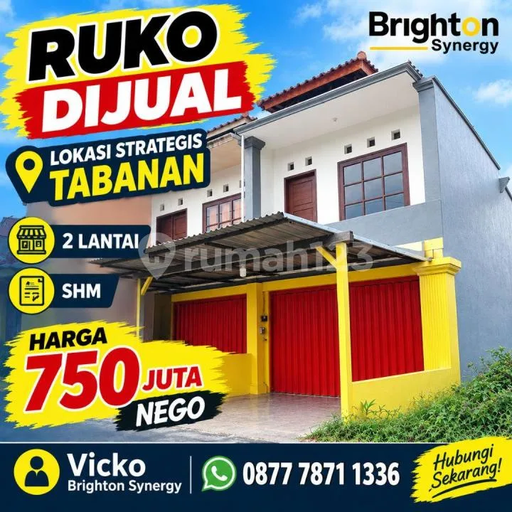 Ruko Dijual Lokasi Strategis - Real Estate in Bali
