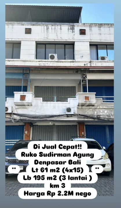 Ruko Siap Usaha 3 Lantai di Denpasar Bali - Bali in Bali