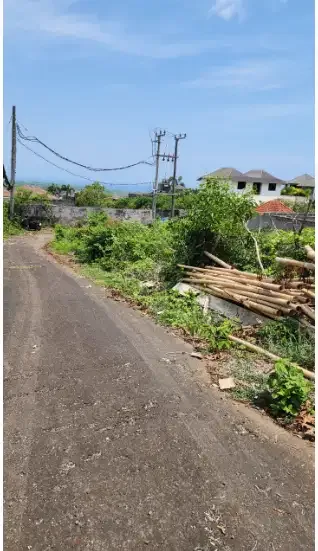 tanah view laut depan Villa airis ungasan - Real Estate in Bali