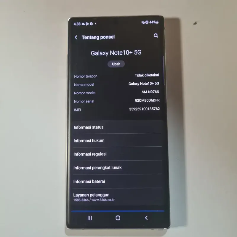Samsung Galaxy Note 10+ 12/256GB WiFi Only Fullset. - Bali in Bali