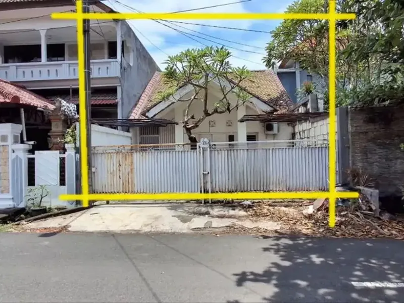 Tanah 2 Are Bonus Rumah 1 Lantai Disewakan, di Area Renon Denpasar - Real Estate in Bali