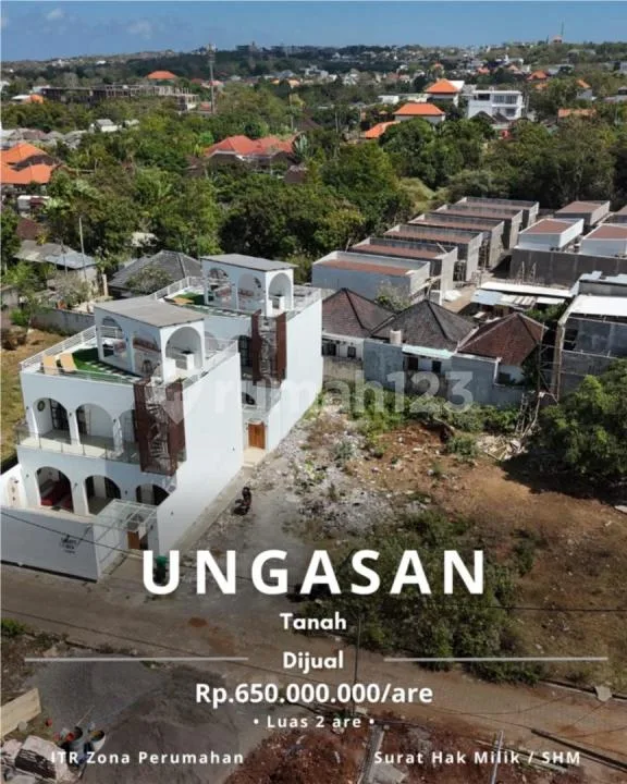 Tanah Luasan Kecil Lingkungan Villa Area Ungasan - Bali in Bali