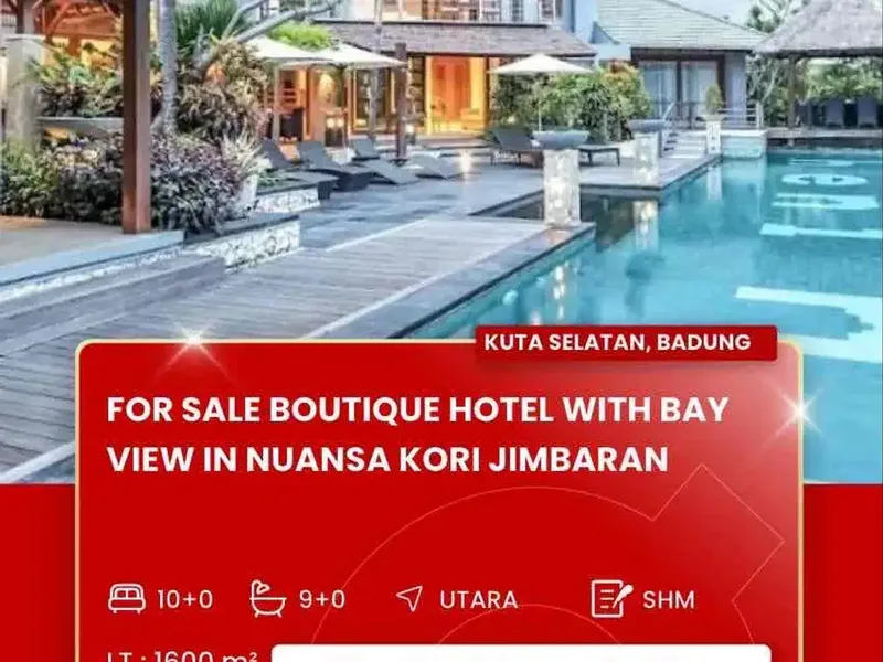 DIJUAL BOUTIQUE HOTEL JIMBARAN BALI - Bali in Bali
