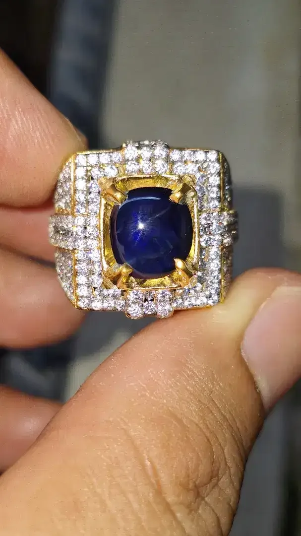 Blue sapphire deep blue/vivid blue - Fashion in Bali