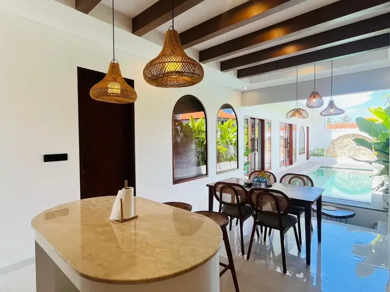 Tropical Style Villa For Rent Near Pererenan Beach - Real Estate in Bali