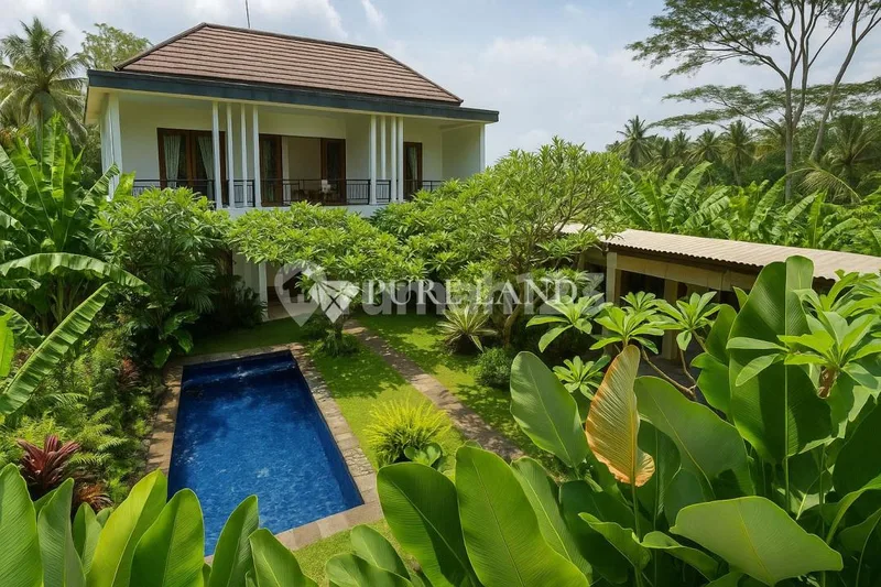 Available Now 4Br Art Villa With Private Pool, Rice-Field Views & Starlink | Payangan / North Ubud - Real Estate in Bali