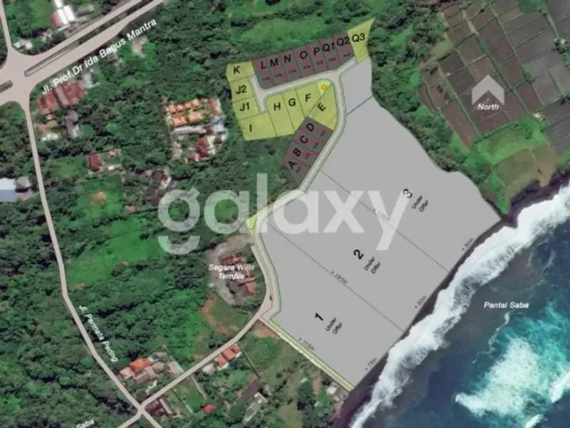 TANAH DEKAT PANTAI DI SABA BEACH GIANYAR, BALI - Real Estate in Bali
