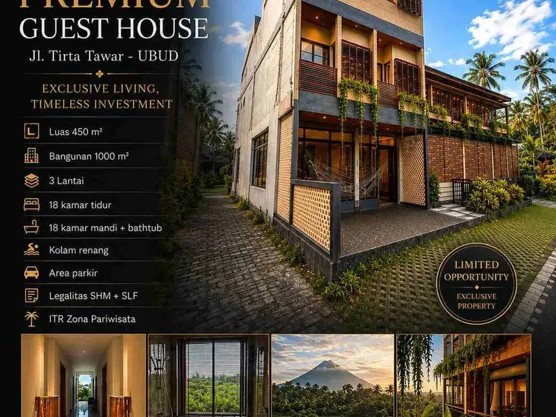Guest House Brand New di Central Ubud - Real Estate in Bali