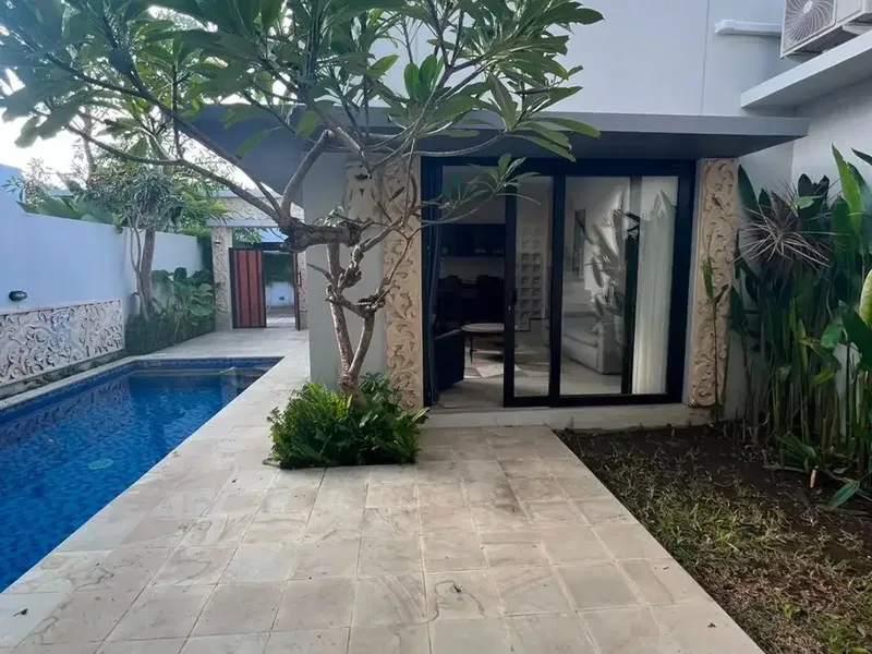 Modern & Low-Maintenance 3-Bedroom Villa with Pool in Prime Pungutan, Sanur - Real Estate in Bali