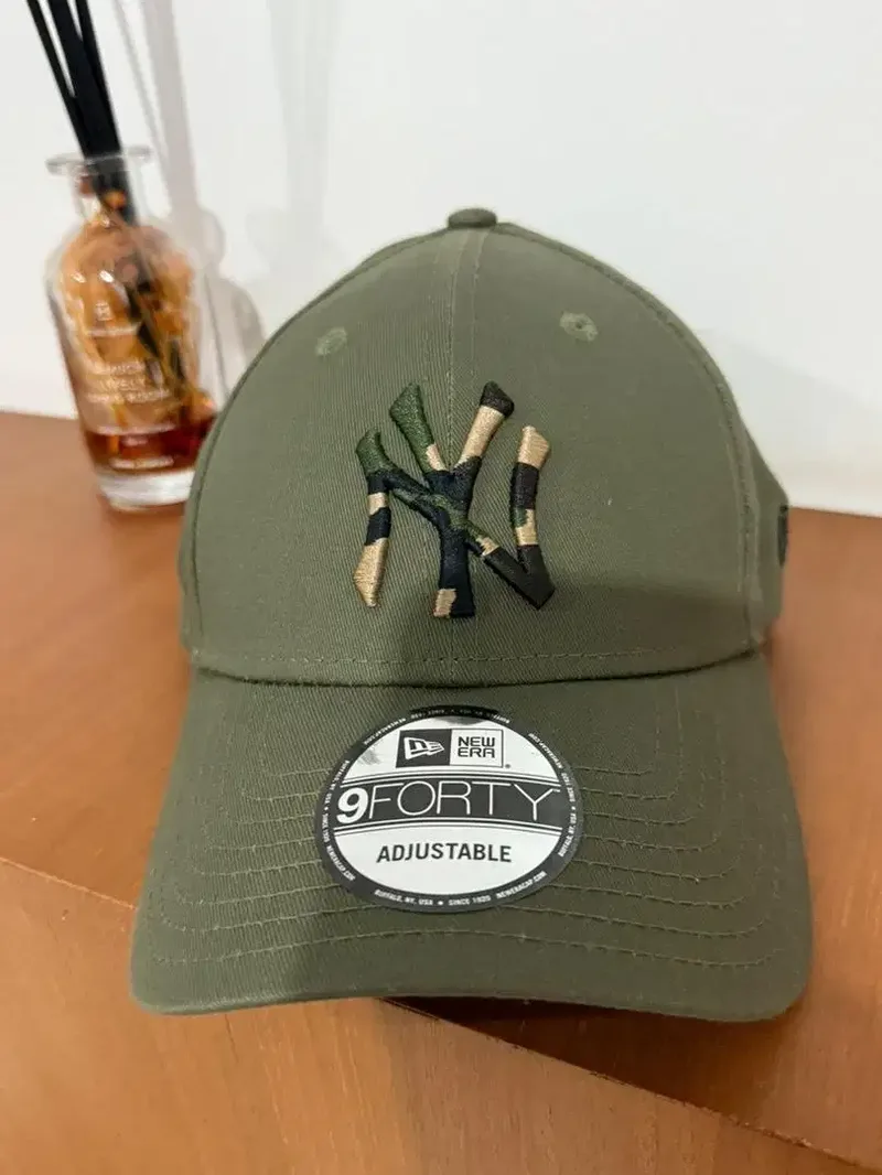 Topi Hijau Army NY New Era Asli - Fashion in Bali