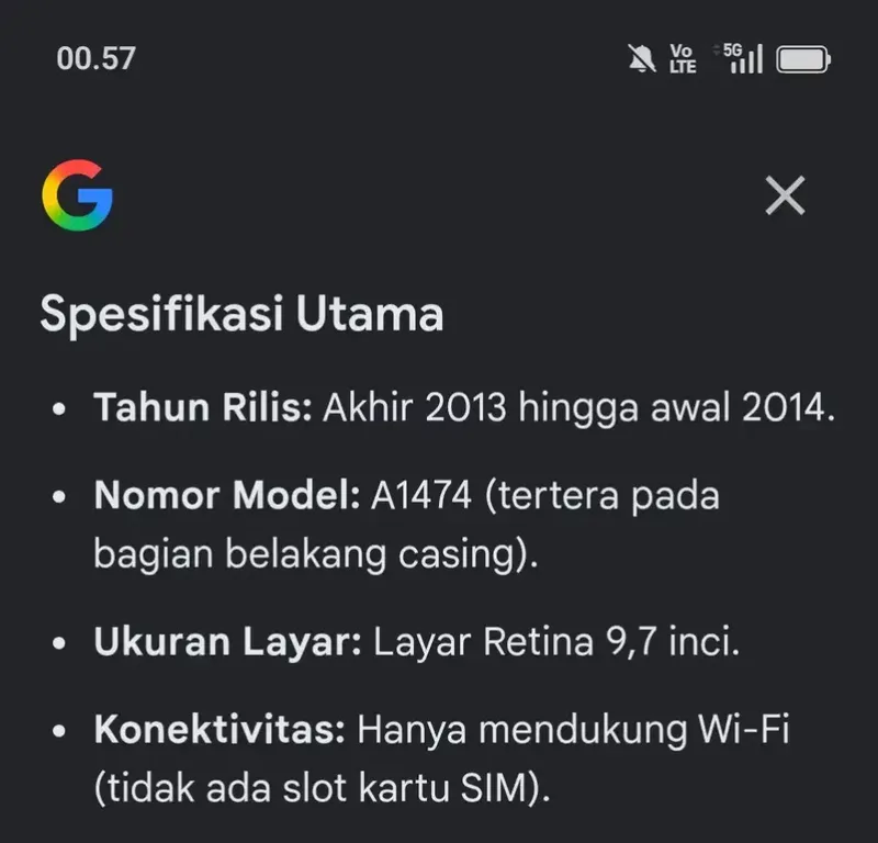 Ipad Air 2/16 dan Tab Go Android Edition all ori segel normal - Electronics in Bali