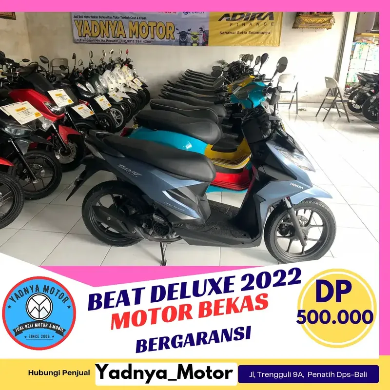 BEAT DLX 2022/YADNYA MOTOR - Vehicles in Bali