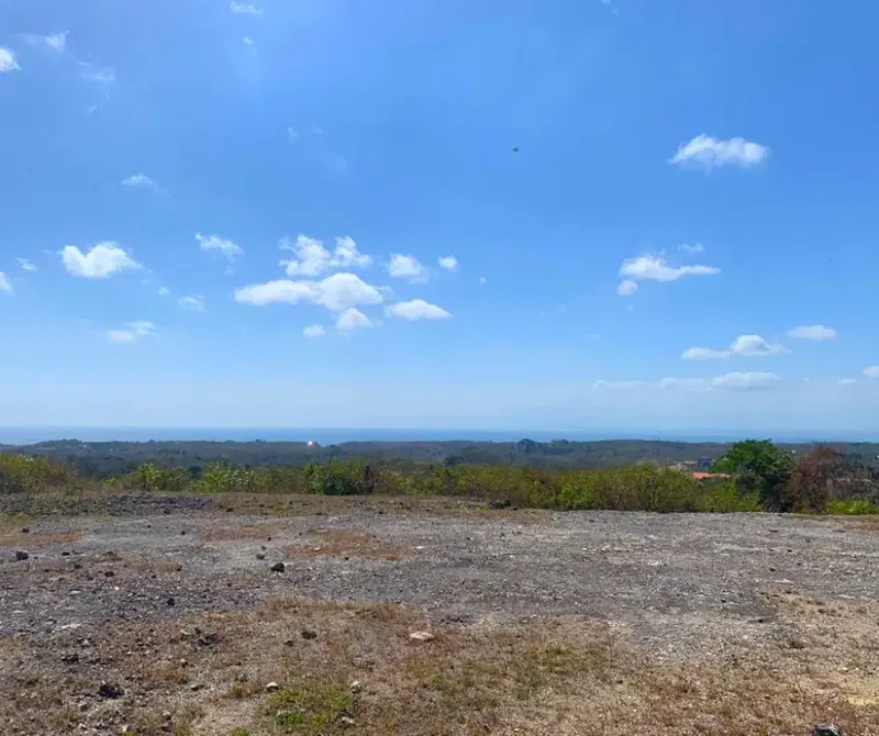 TANAH LUAS FULL VIEW OCEAN BALANGAN - Real Estate in Bali