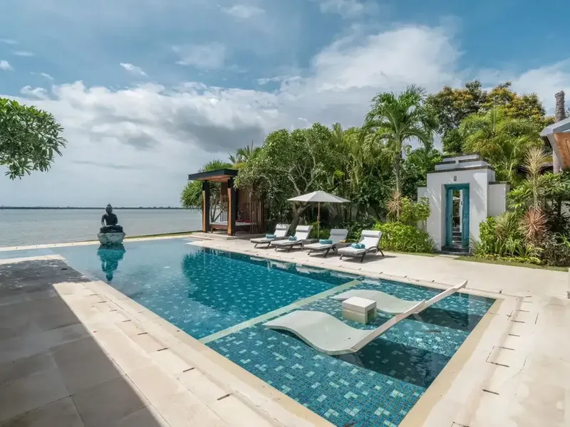 Villa Beach Front terbaik di Tanjung Benoa Sewaan selalu full Best Review - Bali in Bali