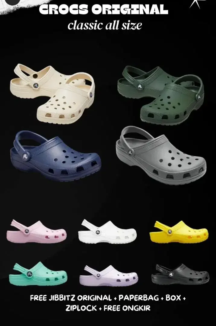 Crocs Original Authentic - Fashion in Bali
